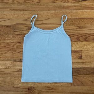 Blue Scoopneck Tank